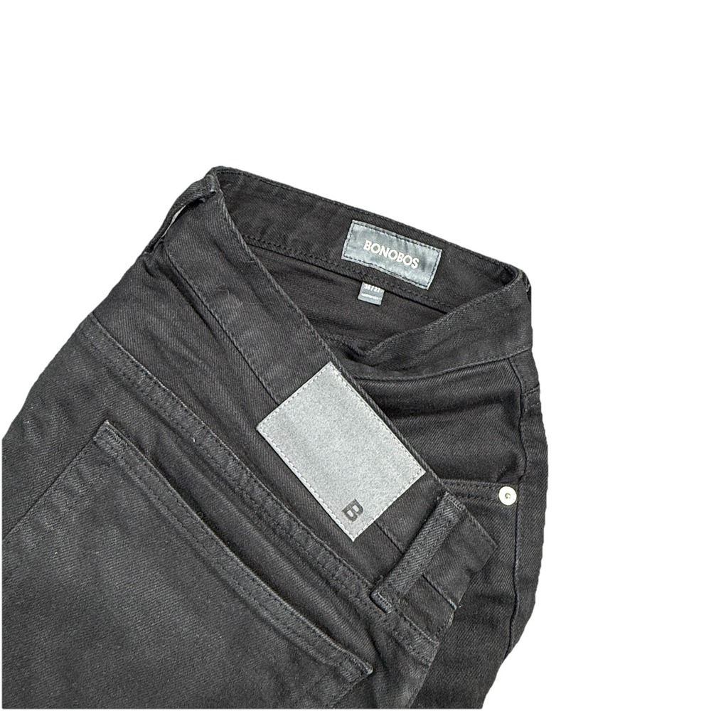 Bonobos Mens Size 35x36 Gray Denim Athletic Travel Jeans‎ Straight Leg Stretch